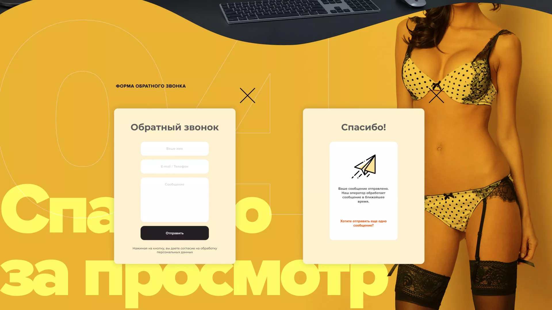 Создание интернет-магазина «Главсексмаг» в Зеленоградске