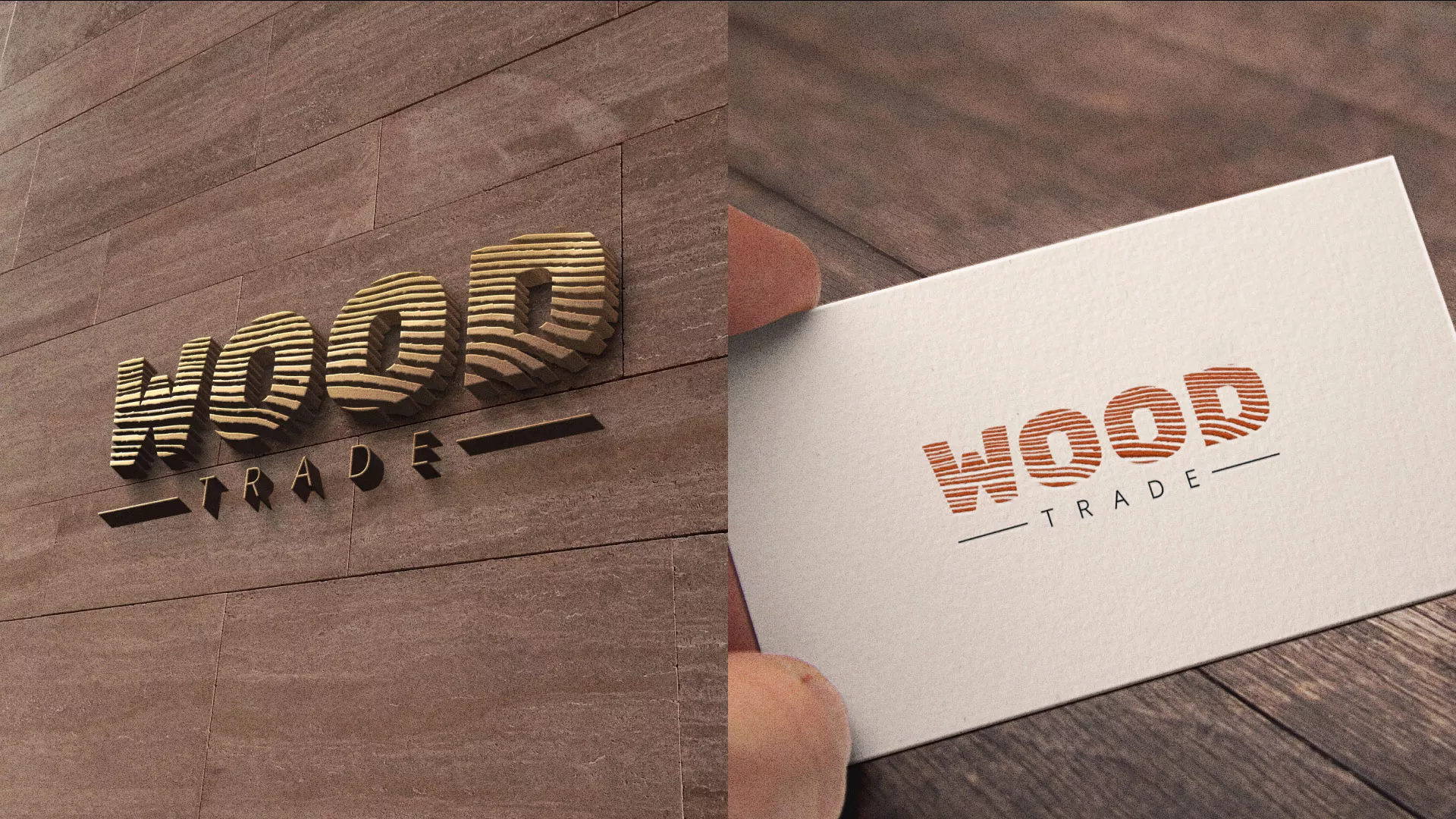Разработка логотипа для компании «Wood Trade» в Зеленоградске